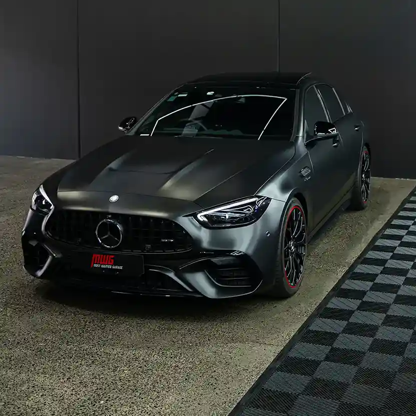 Satin Matte Car Wrap for Mercedes
