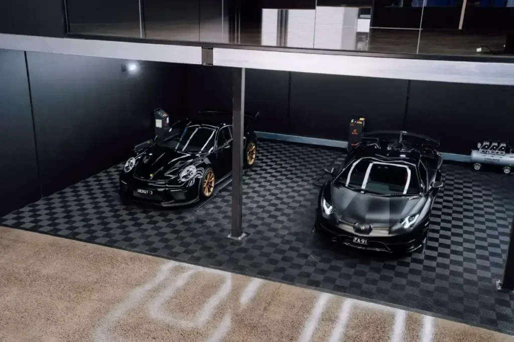 Most Wanted Garage showroom in Melbourne Porsche and Ferrari in Melbourne PPF studio after protection