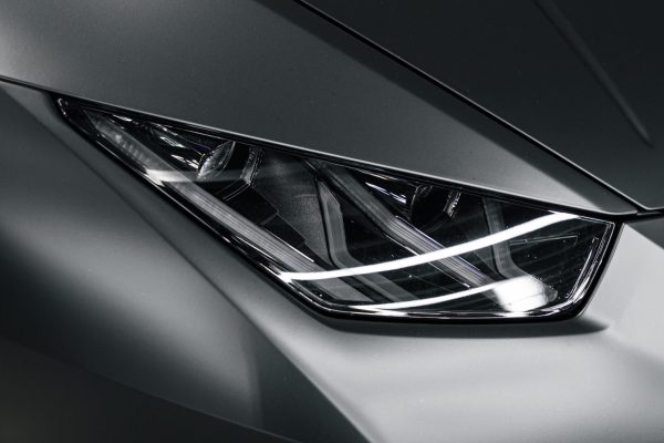 Headlights of Lamborghini Huracan Colour Change Vinyl Wrap in Melbourne