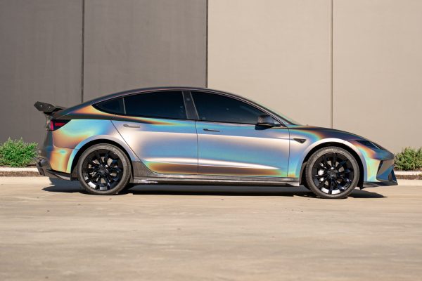 Tesla Model 3 Colour Vinyl Holographic Wrap