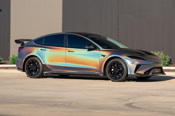 Tesla Model 3 Colour Vinyl Holographic Wrap