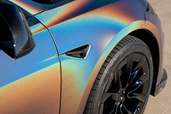 Tesla Model 3 Colour Vinyl Holographic Wrap