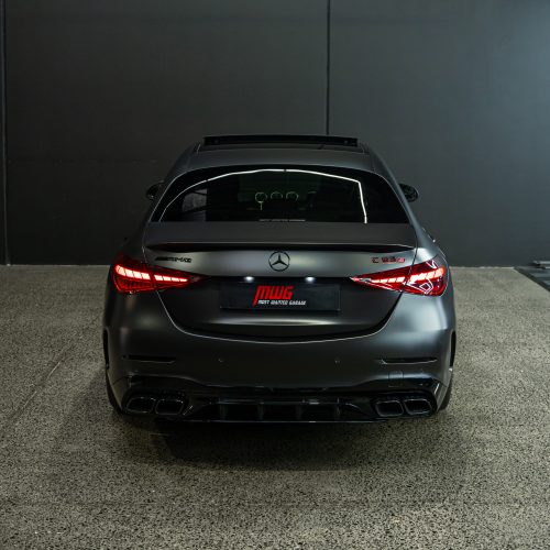 Mercedes C63s Satin PPF Wrap