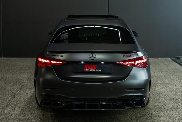 Mercedes C63 Satin PPF Wrap