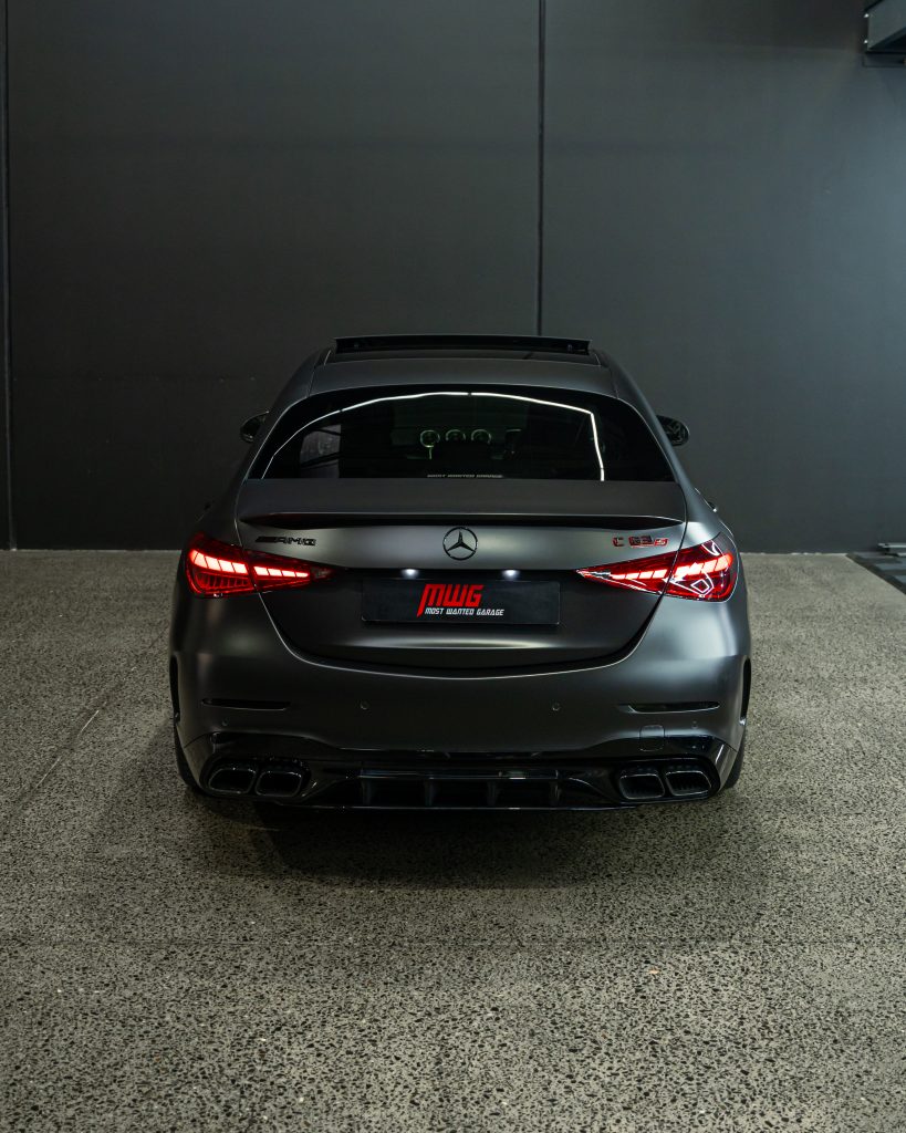 Mercedes C63 Satin PPF Wrap