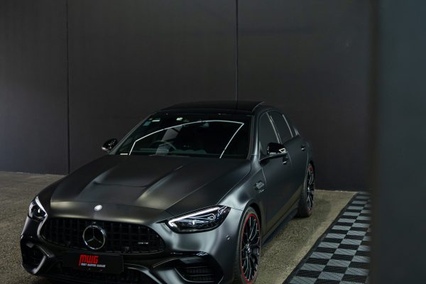 Mercedes C63s Satin PPF Wrap